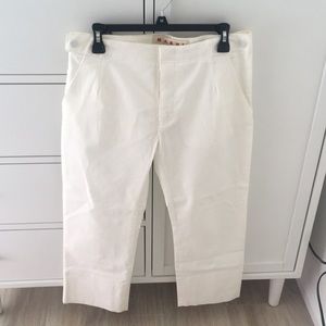 White Marni Capris